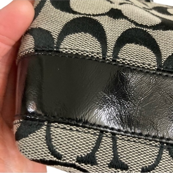 Coach 41642 RARE Y2K legacy collation black signature mini bag - Picture 12 of 13